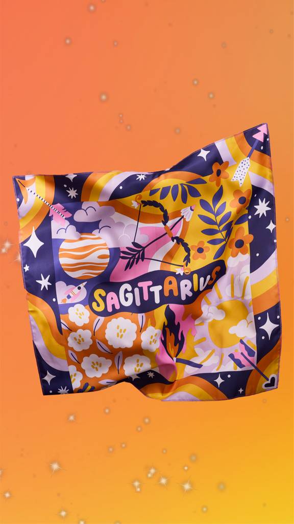 Sagittarius Knot Wrap - 70cm x 70cm